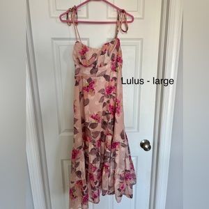 Lulus dress worn once as a wedding guest